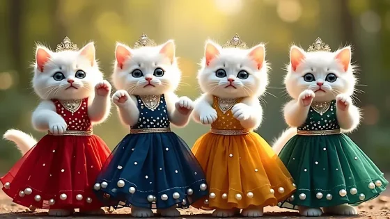 बिल्ली डांस | Cutest Cat videos funny danceVideos for cats #funny #dancingcat #cat @Meow_cat99
