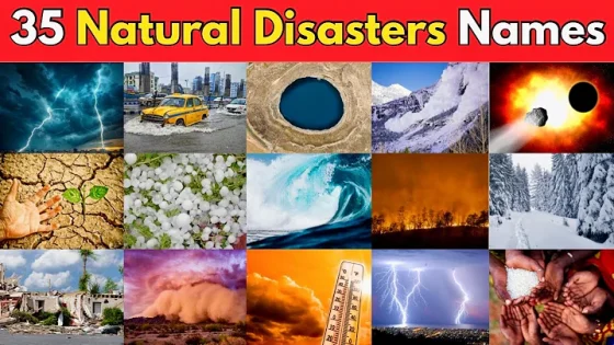 Natural Disasters for Kids | Learn 35 Natural Disasters Vocabulary #naturaldisasters