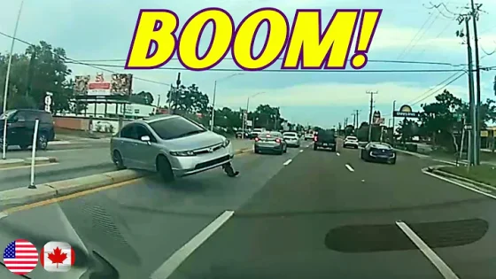 NEW Car Crash Compilation | USA & Canada - Oct 17 2025