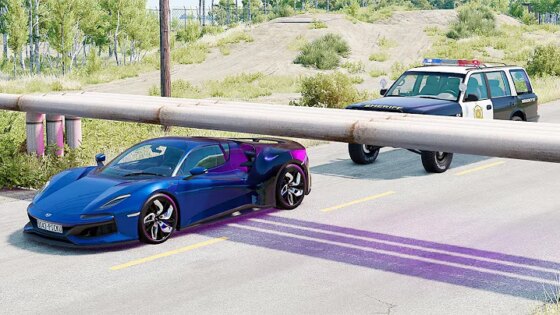 Mobil vs Low Pipes - BeamNG Drive