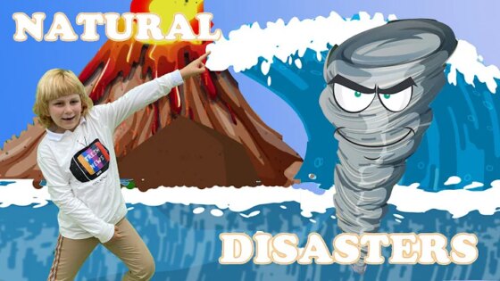 Natural Disasters CompilationLearning video with Liam for Kids