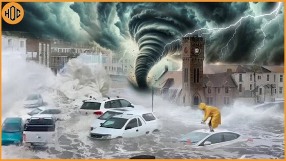 Worst Natural Disasters hit UK STORM Kathleen