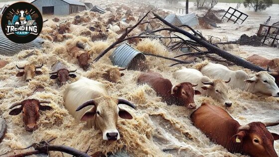 How Severe Are Natural Disasters On Livestock Farms? Farming Documentary