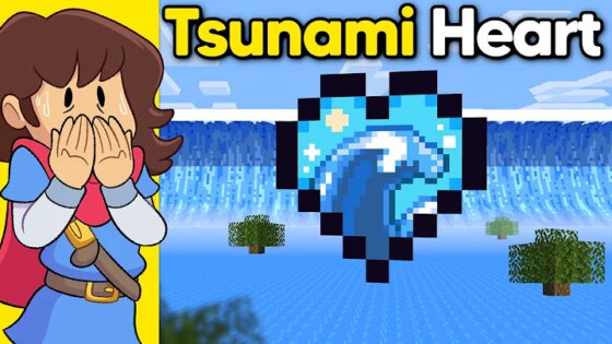 Minecraft But There's NATURAL DISASTER Hearts